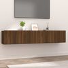 vidaXL TV stol&iacute;ky 2 ks hned&yacute; dub 80x30x30 cm spracovan&eacute; drevo