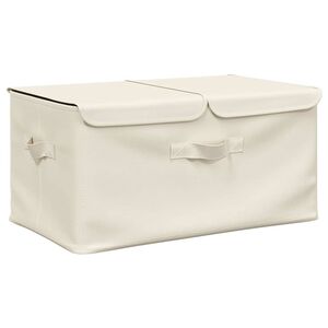 vidaXL &Uacute;ložn&yacute; box l&aacute;tkov&yacute; 50x30x25 cm kr&eacute;mov&yacute;