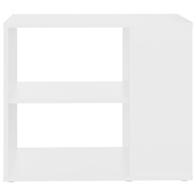 vidaXL Príručná skrinka, biela 60x30x50 cm, kompozitné drevo