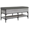 vidaXL Lavička na top&aacute;nky siv&aacute; sonoma 102x42x45 cm kompozitn&eacute; drevo