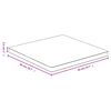vidaXL Stolov&aacute; doska 50x50x2,5 cm bambus