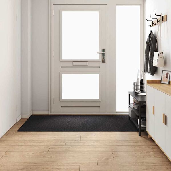 vidaXL Beh&uacute;ň koberec Antracit 100 x 200 cm 100% polypropyl&eacute;n