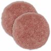vidaXL Poťah na podložku 2 pcs HEERLEN Ružov&aacute; &Oslash; 60 cm PV fleece