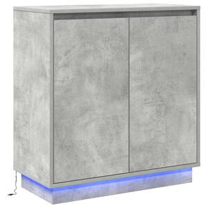 vidaXL LED komoda pre Bet&oacute;novo siv&aacute; 71 x 34,5 x 75 cm