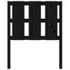 vidaXL Čelo postele čierne 80,5x4x100 cm masívna borovica