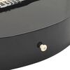 vidaXL Folková klasická gitara s výrezom so 6 strunami, čierna 38"