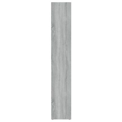 vidaXL CD skrinky 2 ks sivý dub sonoma 21x16x93,5 cm spracované drevo