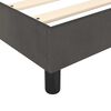 vidaXL Posteľn&yacute; r&aacute;m boxspring s matracom tmavosiv&yacute; 200x200 cm zamat