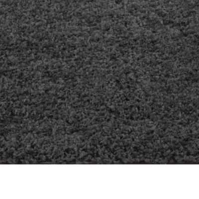 vidaXL Chlpatý koberec s vysokým vlasom antracitový 160x230 cm