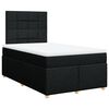 vidaXL Boxspring posteľ s matracom čierny 120x200 cm l&aacute;tka