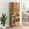 vidaXL Highboard Star&eacute; drevo 69,5 x 34 x 180 cm Kompozitn&eacute; drevo