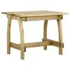 vidaXL Z&aacute;hradn&yacute; st&ocirc;l 110x74x75 cm impregnovan&eacute; borovicov&eacute; drevo