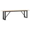 vidaXL Jed&aacute;lensk&yacute; stol&iacute;k v tvare O 160x40x45 cm borovica a oceľ