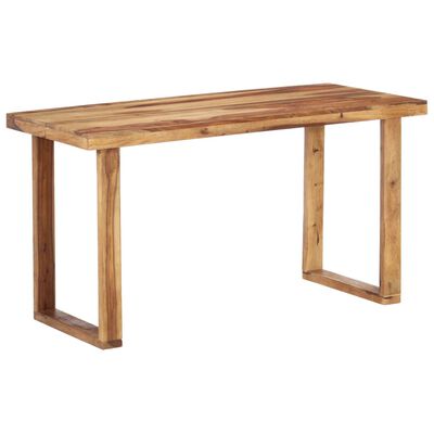 vidaXL Jedálenský stôl 140x70x76 cm, drevený masív sheesham
