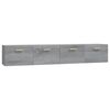 vidaXL N&aacute;stenn&eacute; skrinky 2 ks siv&eacute; sonoma 100x36,5x35cm sprac. drevo