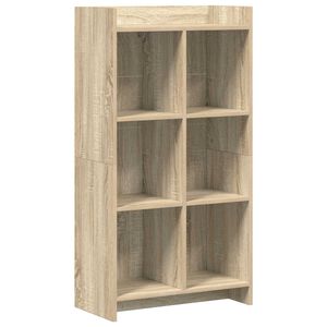 vidaXL Knižnica Dub sonoma 59 x 30 x 111 cm Kompozitn&eacute; drevo