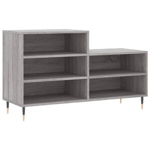 vidaXL Botn&iacute;k siv&yacute; dub sonoma 102x36x60 cm spracovan&eacute; drevo
