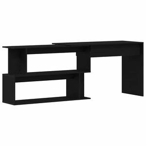 vidaXL St&ocirc;l Čierny dub 200 x 50 x 76 cm Kompozitn&eacute; drevo