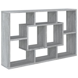 vidaXL N&aacute;stenn&aacute; polica siv&yacute; dub sonoma 85x16x52,5 cm spracovan&eacute; drevo