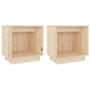 vidaXL Nočn&eacute; stol&iacute;ky 2 ks 40x30x40 cm mas&iacute;vne borovicov&eacute; drevo
