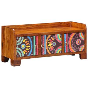 vidaXL Skriňa na top&aacute;nky s &uacute;ložiskom Viacfarebn&yacute; 90 x 35 x 40 cm