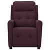 vidaXL Masážne kreslo, fialové, látka