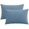 vidaXL Poťah na podložku 2 pcs HEERLEN Modr&aacute; 30 x 50 cm man&scaron;estr