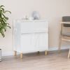 vidaXL Komoda vysok&yacute; lesk biela 60x35x70 cm spracovan&eacute; drevo
