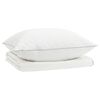 vidaXL S&uacute;prava papl&oacute;nu z 90% husacieho peria FULDA 2 ks 150 x 200 cm