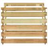 vidaXL Latkový záhradný kompostér 100x100x80 cm impregnovaná borovica