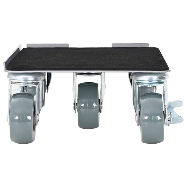 vidaXL N&aacute;bytkov&eacute; kolieska 4 ks so zdv&iacute;hačom 17,5x16x7,5 cm oceľ 1600 kg