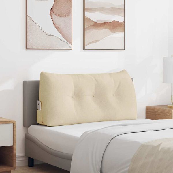 vidaXL Podu&scaron;ka na chrb&aacute;t Kr&eacute;mov&aacute; 100 x 24 x 50 cm l&aacute;tka