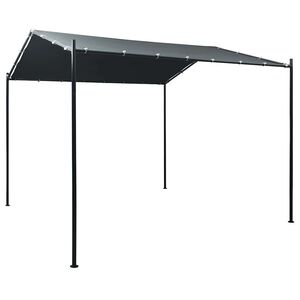 vidaXL Alt&aacute;nok/pr&iacute;stre&scaron;ok/stan/baldach&yacute;n 3x3 m, oceľ, antracitov&yacute;