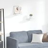 vidaXL Pl&aacute;vaj&uacute;ce n&aacute;stenn&eacute; police 2 ks dub a biele 23x23,5x3,8 cm MDF