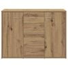 vidaXL Komoda dub artisan 88x30x64 cm kompozitné drevo
