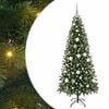 vidaXL Umel&yacute; vianočn&yacute; stromček Zelen&aacute; 180 cm PE a PVC