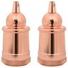 vidaXL držiaky l&aacute;mp 2 ks Rose Gold E27