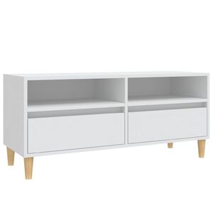 vidaXL TV skrinka biela 100x34,5x44,5 cm kompozitn&eacute; drevo