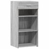 vidaXL Komoda siv&yacute; dub sonoma 45x42,5x93 cm kompozitn&eacute; drevo