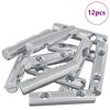 vidaXL Matica 12 ks Zinkovan&yacute; 60 x 12 mm Železo