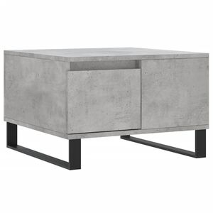 vidaXL Konferenčn&yacute; stol&iacute;k bet&oacute;nov&yacute; siv&yacute; 55x55x36,5 cm spracovan&eacute; drevo