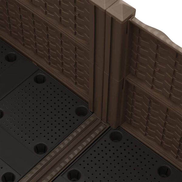 vidaXL Vyv&yacute;&scaron;en&yacute; z&aacute;hon 80x80x38 cm polypropyl&eacute;n