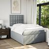 vidaXL Boxspring posteľ s matracom bledosiv&aacute; 120x190 cm l&aacute;tka
