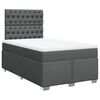 vidaXL Boxspring posteľ s matracom tmavosiv&yacute; 120x200 cm l&aacute;tka