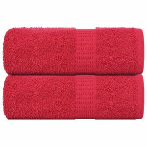 vidaXL Utierky na um&yacute;vanie FROGN 2 ks červen&eacute; 30x30 cm 360 g/m&sup2;