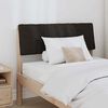vidaXL Čal&uacute;nen&eacute; čelo postele Čierna 90 cm Mas&iacute;vne borovicov&eacute; drevo
