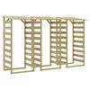 vidaXL Pergola so strechami 3 ks100x90x200 cm impregnovan&eacute; borovicov&eacute; drevo