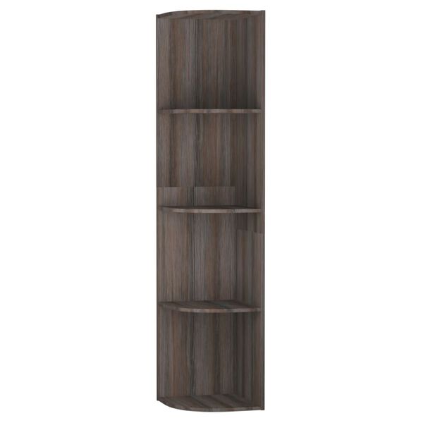 vidaXL Stojaca rohov&aacute; polica siv&aacute; a dub sonoma 40x41,5x180 cm drevotrieska