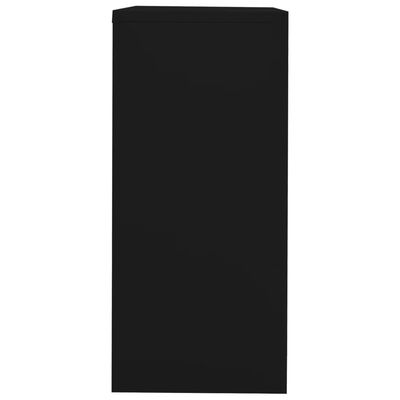 vidaXL Kartotéka čierna 90x46x103 cm oceľová