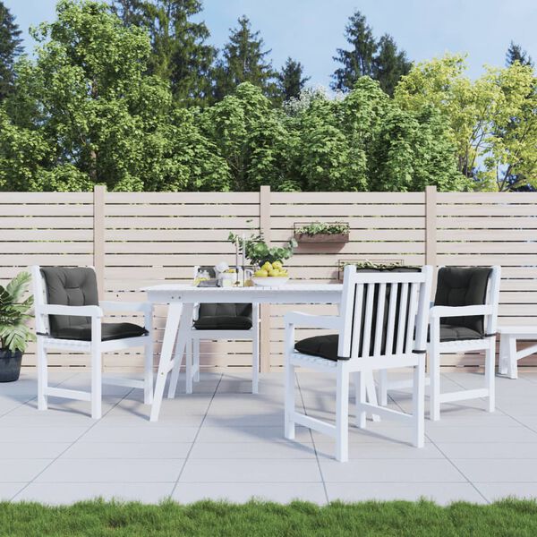 vidaXL Podložky na z&aacute;hradn&eacute; stoličky, n&iacute;zke operadlo 4 ks 100x50x7 cm